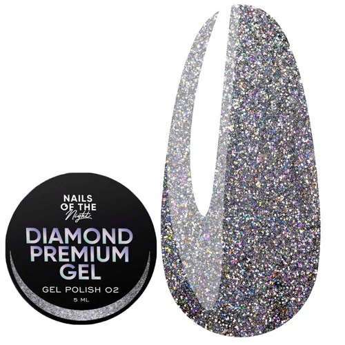 Гель-лак NAILS OF THE NIGHT Diamond Premium №02 5 мл (u0000018352) - Фото №1