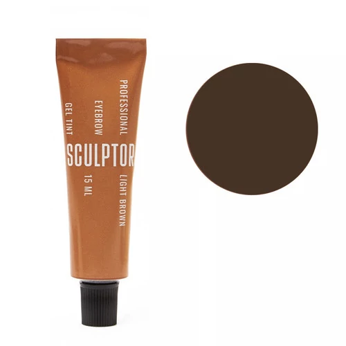 Гель-краска SCULPTOR для бровей light brown 15 мл - Фото №1