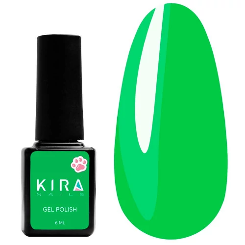 Гель-лак Kira Nails «My Best Friends» №006 ярко-зеленый 6 мл (679806) - Фото №1