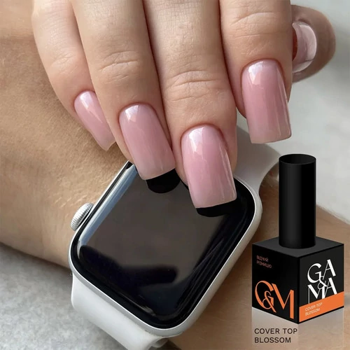 Топ GA&MA Cover Top Blossom без липкого слоя с УФ-фильтром розовый 10 мл (7702928) - Фото №2