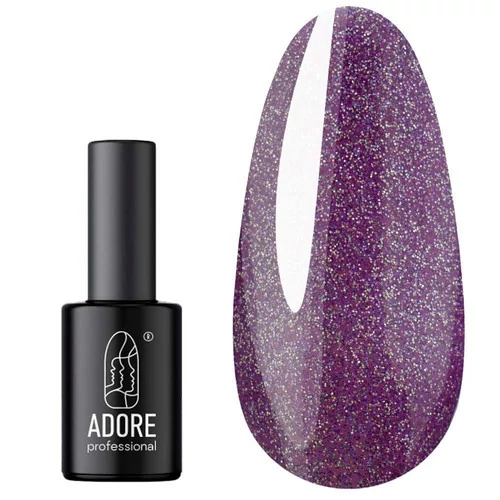 Гель-лак ADORE №357 голографический сиреневый 8 мл (2101010020724)