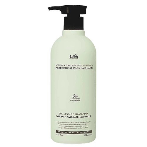 Шампунь LADOR для волос бессиликоновый успокаивающий New-Plex Balancing Shampoo 530 мл