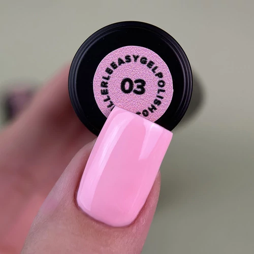 Гель-лак Siller EASY №003 One-ster gel polish однофазный розовый 8 мл (НФ-00020713) - Фото №2