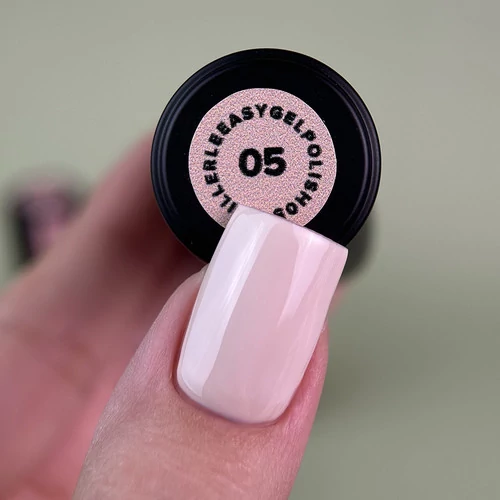 Гель-лак Siller EASY №005 One-ster gel polish однофазный пастельно-розовый 8 мл (НФ-00020715) - Фото №2