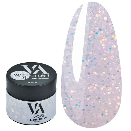 Гель VALERI Liquid Gel №024 15 мл (VLG15-24) - Фото №1