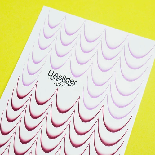 Слайдер дизайн UAslider френч омбре фиолетовый, бордовый №671 - Фото №2