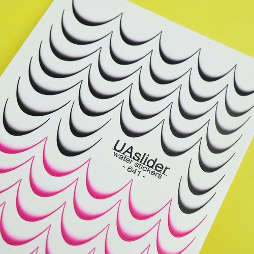 Слайдер дизайн UAslider френч омбре розовый, черный №641 - Фото №2