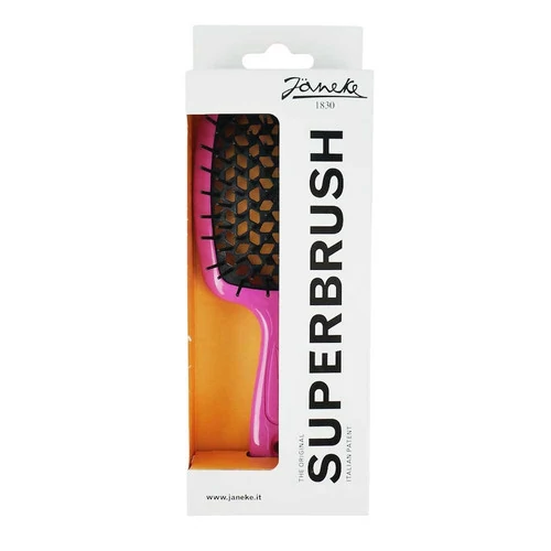 Расческа Janeke Superbrush розовый с черным - Фото №2