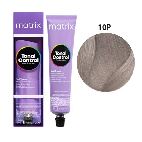 Тонер для волос MATRIX Tonal Control Pre-Bonded 10P кислотный, без аммиака, очень светлый блондин перламутровый 90 мл (3474637156428) - Фото №1