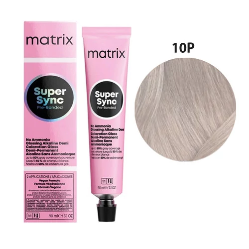 Тонер для волос MATRIX  Супер Синк Пре-Бондед без содержания аммиака 10P 90 мл (3474637238353) - Фото №1