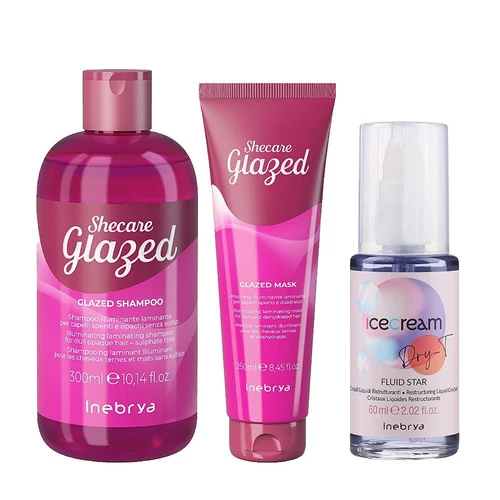 Набор косметики для волос INEBRYA Glazed