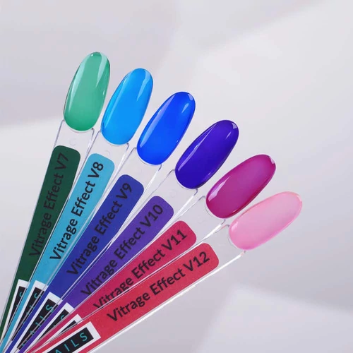 Гель-лак KIRA Nails Vitrage №010 фиолетовый темный 6 мл (429010) - Фото №3