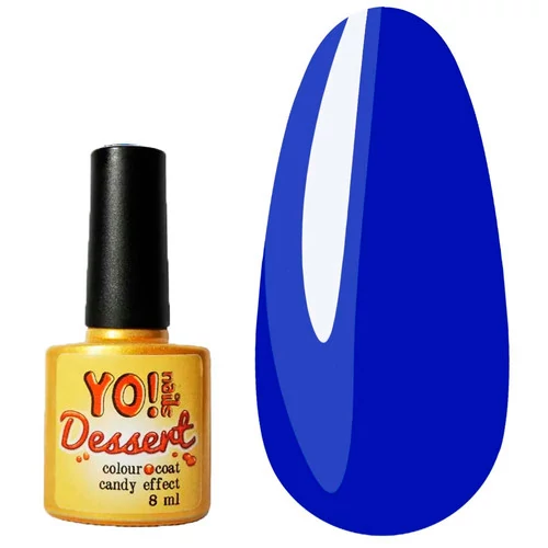 Гель-лак YO!NAILS Dessert №205 синий витражный 8 мл - Фото №1