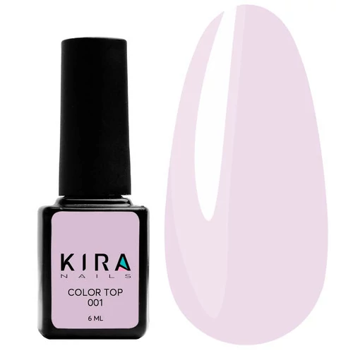 Топ KIRA Nails Color Top 001 светло розовый 6 мл (731013) - Фото №1