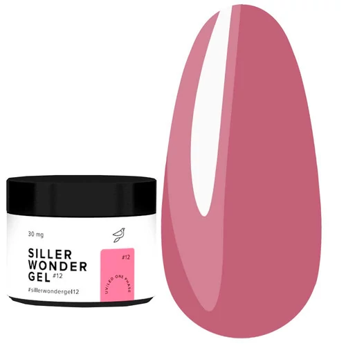 Гель для наращивания Siller UV/LED One Phase Wonder Gel №12 розовый 30 мл (u0000012842) - Фото №1