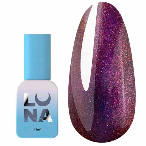 Гель-лак LUNA №248 Cat Eye кошачий глаз, светоотражающий синий, темно-розовый 13 мл (047-3918-0925) - Фото №1