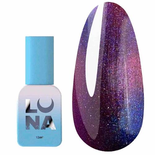 Гель-лак LUNA №251 Cat Eye кошачий глаз, светоотражающий красный, синий, фиолетовый 13 мл (047-3920-0927) - Фото №1