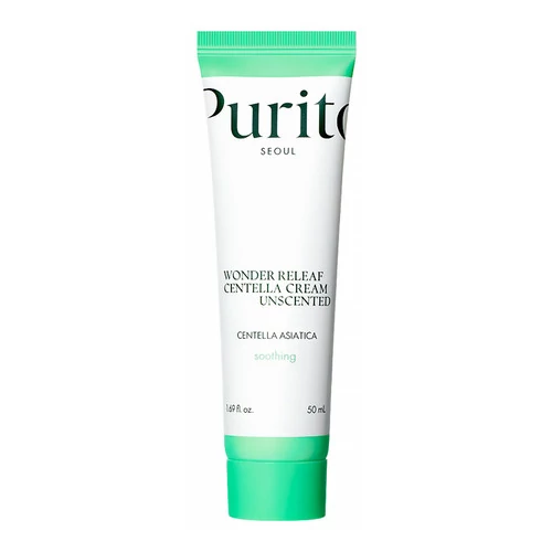 Крем PURITO для лица с цинтелой без запаха Seoul Wonder Releaf Centella Cream Unscented 50 мл - Фото №1