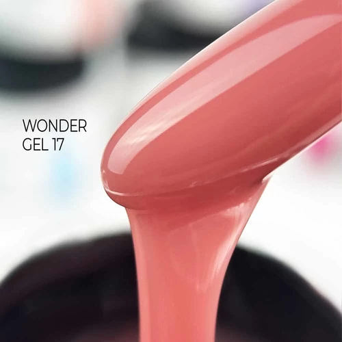 Гель для наращивания Siller UV/LED One Phase Wonder Gel №17 персиково-розовый 30 мл (НФ-00021885) - Фото №2