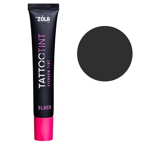 Краска ZOLA для бровей и ресниц TATTOO TINT Black (05643) - Фото №1
