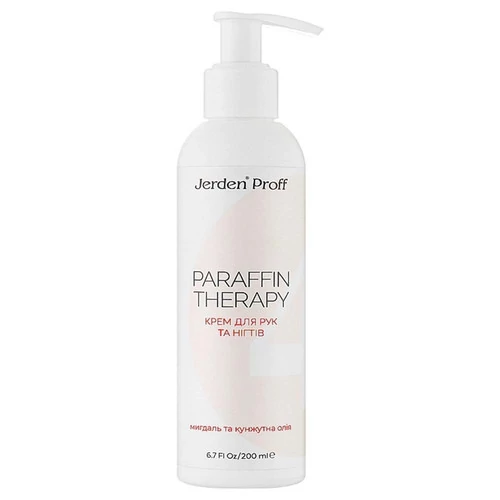 Крем для рук и ногтей JERDEN PROFF Paraffin Therapy миндаль и кунжутное масло 200 мл (4823085629630)