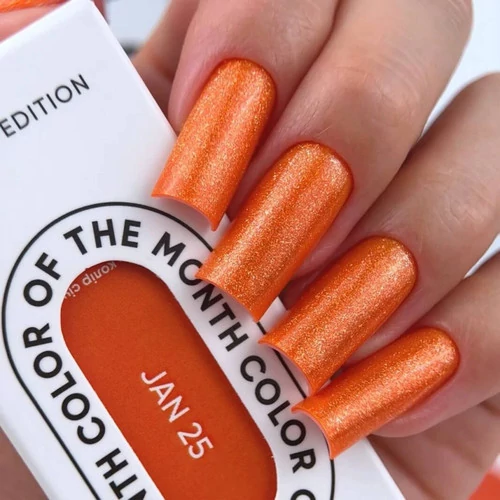 Гель-лак NAILS OF THE DAY Vitamin C LIMITED оранжевый с шиммером 10 мл (НФ-00022008) - Фото №5