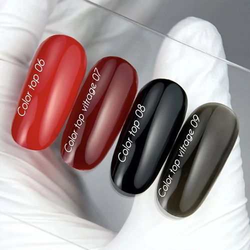 Топ NAILS OF THE DAY №08  без липкого слоя насыщенный чёрный 10 мл (НФ-00022014) - Фото №3