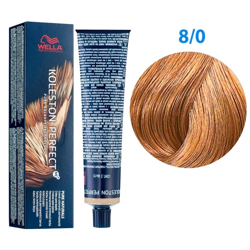 УЦЕНКА! Краска для волос Wella Professionals Koleston Perfect № 8/0 светлый блонд pure naturals (8005610663203)
