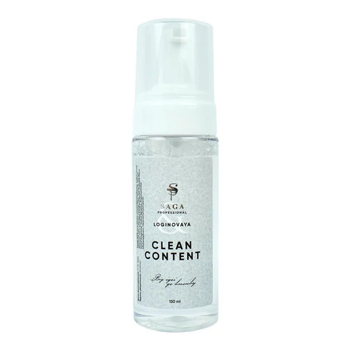 Пенка SAGA для маникюра Clean Content 150 мл (2000995487037)