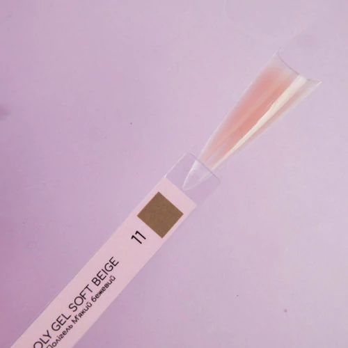Полигель Molekula Nails №11 Soft Beige мягкий бежевый 15 мл (PG1511) - Фото №2