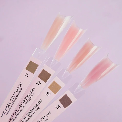 Полигель Molekula Nails №14 Soft Plum мягкая слива 30 мл (PG3014) - Фото №2