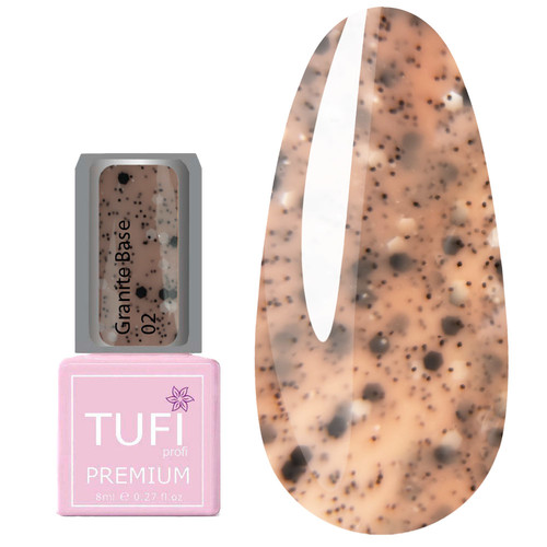 База TUFI profi GRANITE BASE 02 Пастельный Бежевый 8 мл (0283710)