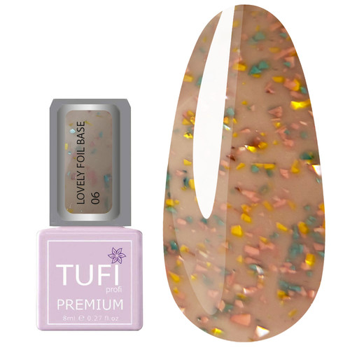 База TUFI profi LOVELY FOIL BASE 06 Сладкий Миндаль 8 мл (0196362)