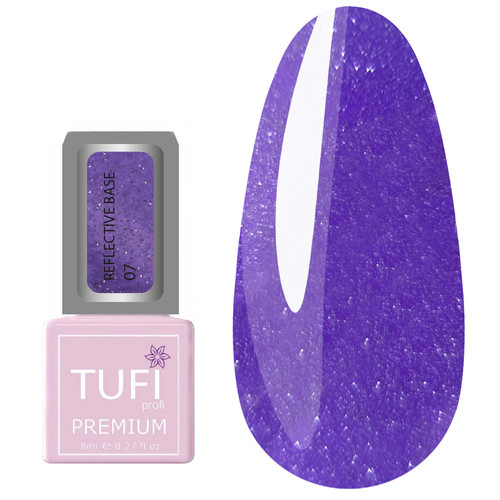 База TUFI profi REFLECTIVE BASE 07 Ночной Фиолет 8 мл (0125394)
