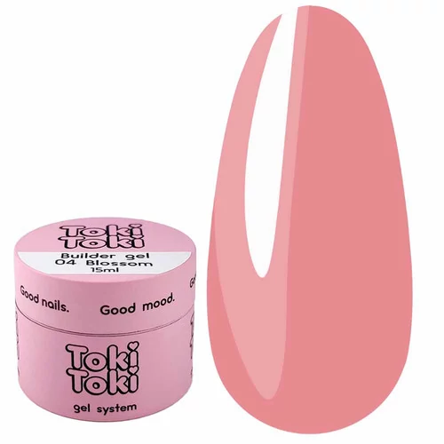 Гель для наращивания Toki-Toki Builder Gel №04 Blossom 15 мл (2002BLG04) - Фото №1