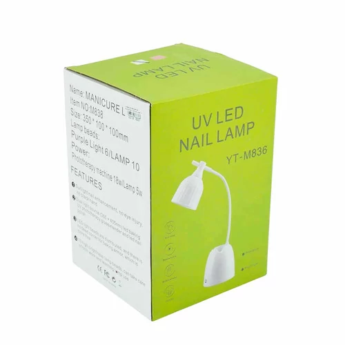 Фонарик для гель-лака на аккумуляторе UV LED NAIL LAMP YT- M836 - Фото №6