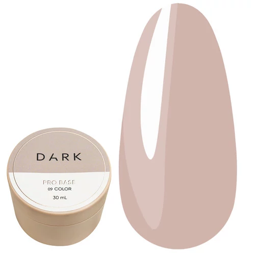 База Dark PRO base 09 камуфлирующая телесный натурально-розовый 30 мл (DPRO0930) - Фото №1