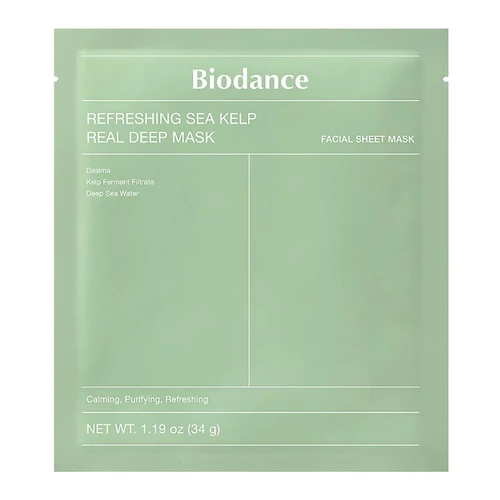 Маска BIODANCE гидрогелевая освежающая с морскими водорослями Refreshing Sea Kelp Real Deep Mask (361473) - Фото №1