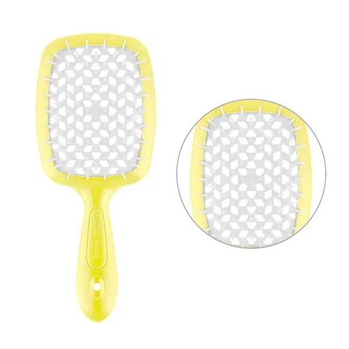 Расческа Janeke Superbrush желтый с белым (93SP226GIA)