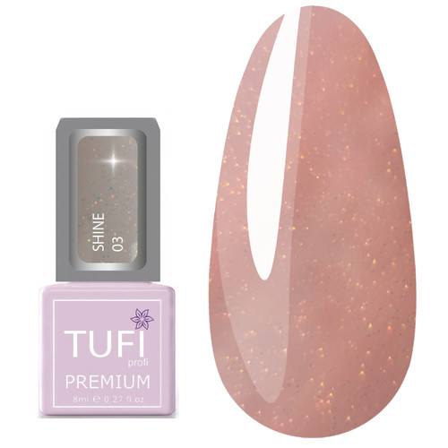 Гель-лак TUFI profi SHINE 03 Дженнифер 8 мл (0123418)