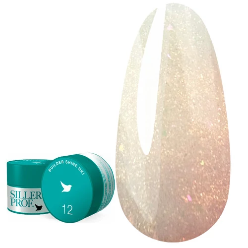 Гель для наращивания SILLER SHINE UKI №12 (банка) 15 мл (НФ-00022361) - Фото №1