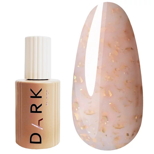 База Dark Pro Base Potal 40 айвори персик с золотой поталью 15 мл (DPB4015) - Фото №1