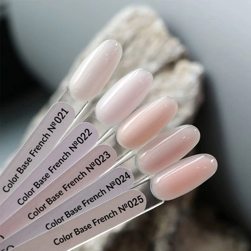 KOMILFO Color Base French "Skin" 022 светло-розовый 15 мл (781557) - Фото №3