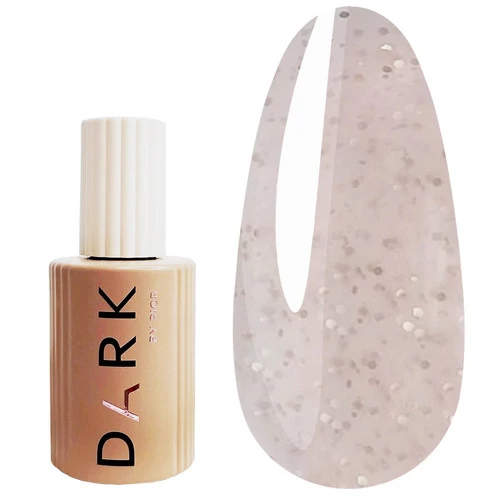База Dark PRO base Shine 06 молочно-розовая с блестками 15 мл (DSB0615) - Фото №1