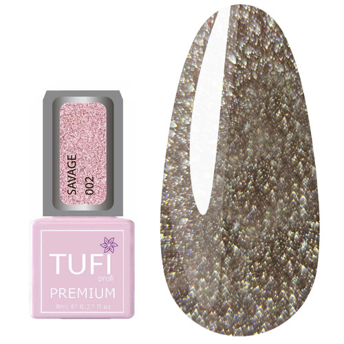 Гель-лак TUFI profi SAVAGE 02 Розовый туман 8 мл (0100522)
