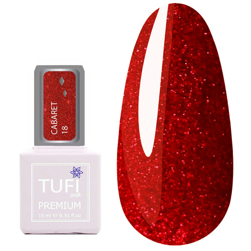 Гель-лак TUFI profi CABARET 18 Голливуд 15 мл (0321351)