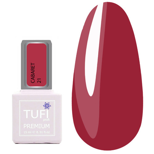 Гель-лак TUFI profi CABARET 21 Сангрия 15 мл (0321353)