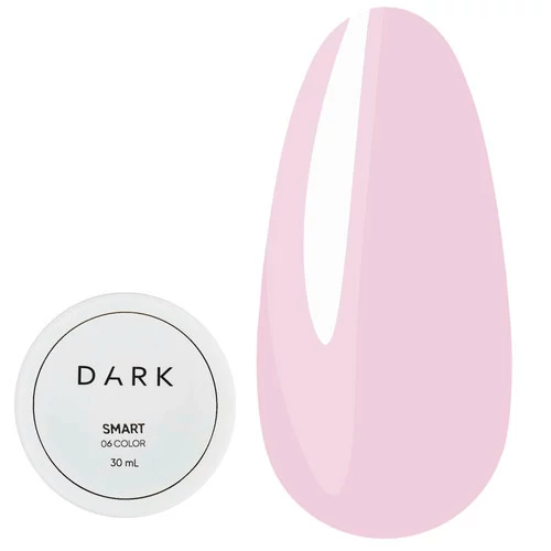 Гель для ногтей Dark Smart Builder gel 06 молочно-розовый 30 мл (DSG0630) - Фото №1