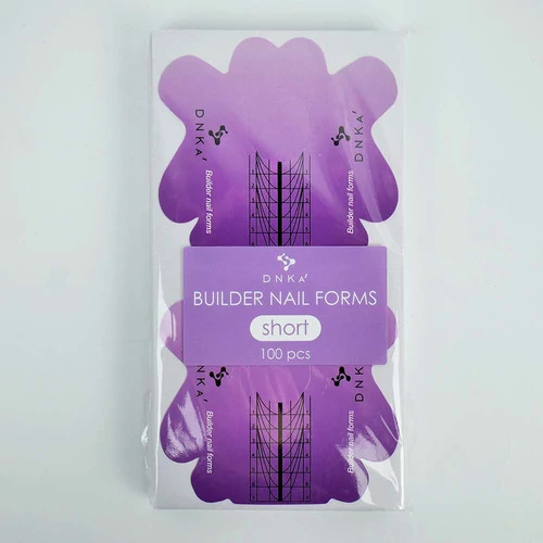 Форма для наращивания DNKa Paper Builder nail forms Short 100 шт (PBS-100) - Фото №2