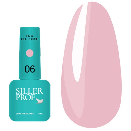 Гель-лак Siller EASY №006 One-ster gel polish однофазный пыльная роза 8 мл (НФ-00020716) - Фото №1